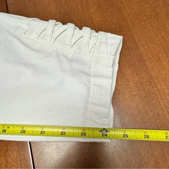 NWT Soft Surroundings Pull On Skinny Ultimate Denim Crop Hem Detail Size L 14/16 - Picture 14 of 16